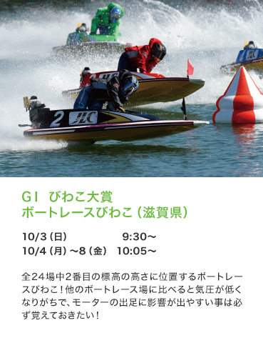 GⅠ びわこ大賞ボートレースびわこ（滋賀県）